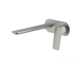 Abey Gareth Ashton Vela 220mm Wall Combination Mixer - Brushed Nickel